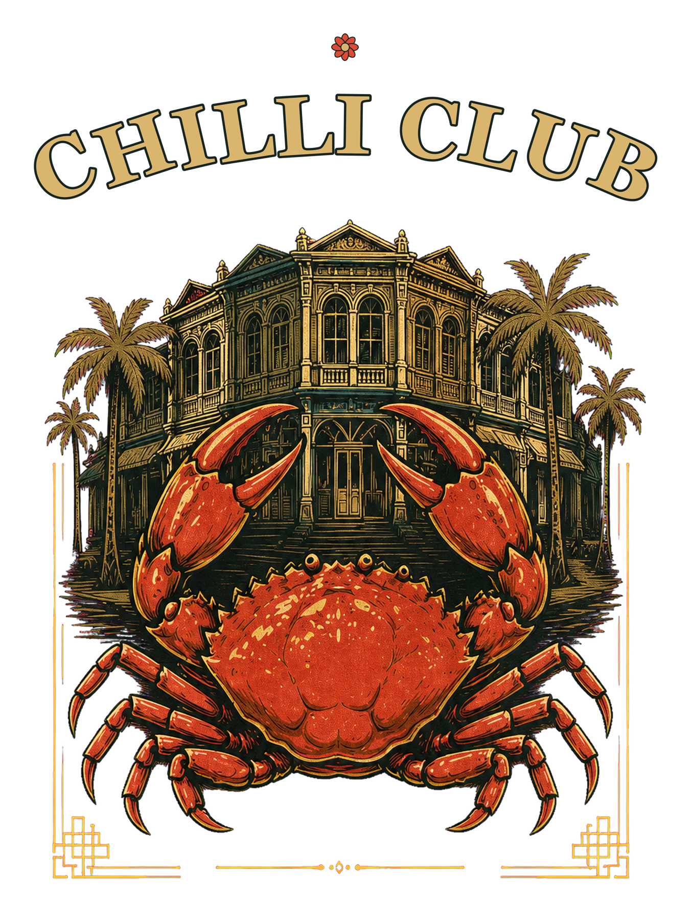 Chilli Club crab and Joo Chiat shophouse artwork